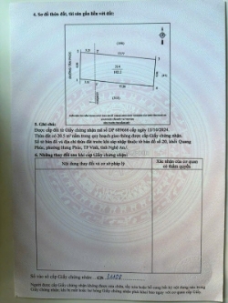 Bán đất mặt đường tân phúc, phường hưng phúc, tp vinh