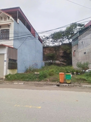 Bán đất mặt đường trần quang khải, chi lăng, tp.lạng sơn – vị trí đẹp, giá tốt