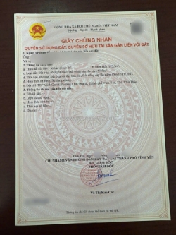 Bán đất minh quyết, khai quang, vĩnh yên. dt 103.5m2