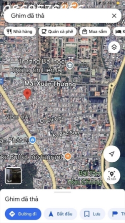 Bán đất tặng nhà cấp 4 đường nguyễn biểu, bắc nha trang, khánh hoà