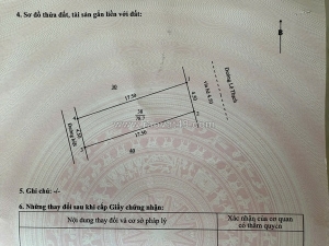 Bán đất tặng nhà cấp 4 mặt tiền lê thạch, phường an khê.- diện tích 80m2