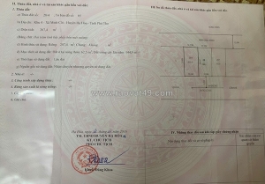 Bán lô đất 207,4m2 (thổ cư 62,5m,144,9 m² đất trồng cây lâu năm, mặt tiền 10m)