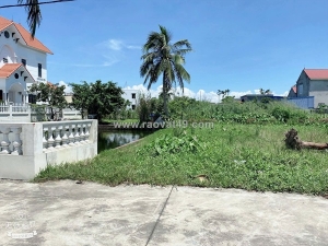 Bán lô đất 88,9 full thổ cư  ( ngang 5,2m, lưu không thêm 20m đằng sau ) thuộc