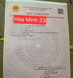 Bán lô đất đường hoà minh 23 trục thông trần nguyên đán