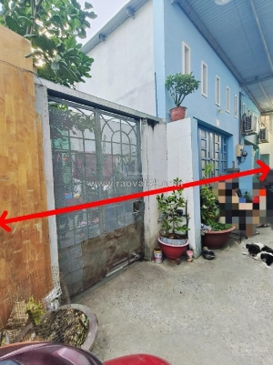 Bán nhà cấp 4 sát hẻm xe tải kdc đồng bộ gần bến xe quận 8 - 0m  12x15m - chỉ