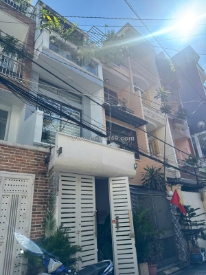 **bán nhà hẻm 8m yên thế** phường 2 tân bình; (4x27,5m) khu sân bay