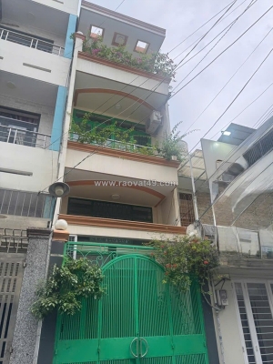 **bán nhà hẻm b112 bạch đằng** phường 2 tân bình (6,2*15m) 3 lầu mới