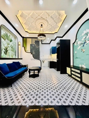 Bán nhà mặt tiền trương hoàng thanh; khu k300 tân bình; 4x13 hầm 4l