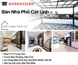 Bán nhà phố cát linh, 41m2, ngõ nông ô tô, full nội thất, giá: 13.68 tỷ, lh: