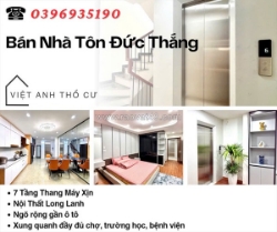Bán nhà phố tôn đức thắng, 40m2 thang máy xịn, nội thất long lanh, giá: 13.6