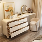 Bàn trang điểm gỗ công nghiệp mdf màu trắng hiện đại - btd02