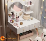 Bàn trang điểm gỗ công nghiệp mdf nhỏ gọn tiện lợi