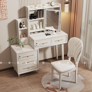 Bàn trang điểm gỗ công nghiệp mdf sang trọng, hiện đại - btd011