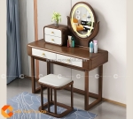 Bàn trang điểm gỗ tự nhiên sang trọng - btdtn01