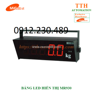 Bảng led cân điện tử mr930 trọng lượng: khoảng 6kg
