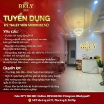 Bely spa tuyển dụng ktv massage vuốt lướt aroma làm tại gò vấp