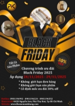 Black friday - tri ân khách hàng , gửi ngàn ưu đãi