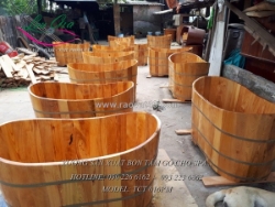 Bồn tắm gỗ ô van giá rẻ tại sông công, thái nguyên