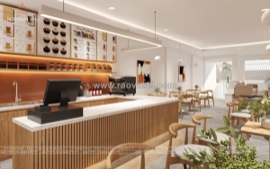 Cách setup quầy pha chế quán cafe chuyên nghiệp – bí quyết tối ưu không gian & hiệu suất năm 2025