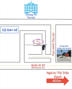 Cần bán gấp lô góc 61m thọ lộc, phúc thọ, oto vào tận đất, chỉ hơn 2 tỷ.