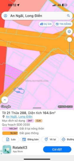 Cần bán gấp mt kinh doanh phan đăng lưu xã long điền hcm 164mv 50 thổ cư