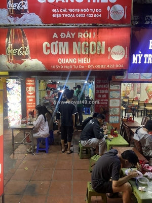 Cần sang nhượng lại cửa hàng cơm tại phố ăn uống huyền thoại ở hà nội