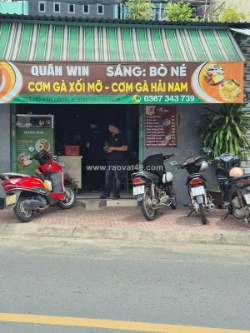 Cần sang nhượng quán cơm gà xối mỡ – bò né tại bình tân, tphcm