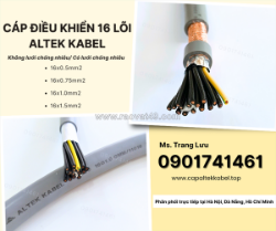 Cáp điều khiển 16x0.5/16x0.75/16x1.0/16x1.5 altek kabel