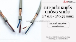 Cáp điều khiển 2 x 0.75 mm2, 2 x 0.75 mm2 giao hàng toàn quốc
