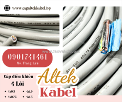 Cáp điều khiển 4x0.5/4x0.75/4x1.0/4x1.5 altek kabel chính hãng