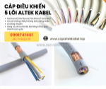 Cáp điều khiển 5x0.5/5x0.75/5x1.0/5x1.5 altek kabel