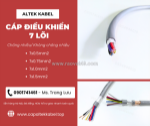 Cáp điều khiển 7x0.5/7x0.75/7x1.0/7x1.5 altek kabel