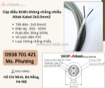 Cáp điều khiển không chống nhiễu altek kabel 2x0.5mm đà nẵng, hà nội, hồ chí minh