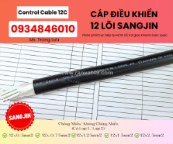 Cáp điều khiển sangjin 12x0.5/12x0.75/12x1.25/12x1.5/12x2.5