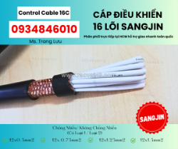 Cáp điều khiển sangjin 16x0.5/16x0.75/16x1.25/16x1.5