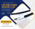 Cáp điều khiển sangjin 2x0.5/2x0.75/2x1.25/2x1.5/2x2.5