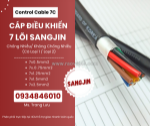 Cáp điều khiển sangjin 7x0.5/7x0.75/7x1.25/7x1.5/7x2.5
