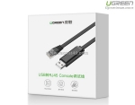 Cáp lập trình console usb 2.0 sang lan dương cm204 – ugreen 50773 (1.5m)