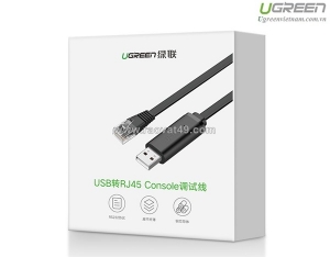 Cáp lập trình console usb 2.0 sang lan dương cm204 – ugreen 50773 (1.5m)