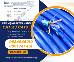 Cáp mạng altek kabel cat5e/ cat6 đà nẵng, hà nội, hồ chí minh