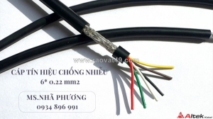 Cáp tín hiệu chống nhiễu altek kabel 6 lõi 0.22 mm2