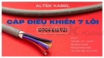 Cáp tín hiệu / contril cable ct -500 7g0.75qmm altek kabel