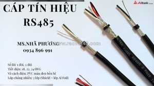 Cáp tín hiệu rs485 1 pair 2 pair , 22, 24 awg có sẵn – giao ngay