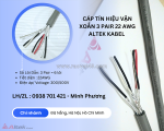 Cáp tín hiệu vặn xoắn 3 pair 22 awg altek kabel đà nẵng, bình định, phú yên