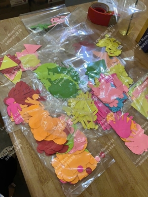 Cắt laser giấy theo yêu cầu