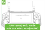 Cấu tạo bộ điều khiển máy bay nông nghiệp g700