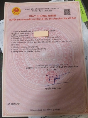 Chính chủ bán gấp lô đất đẹp vị trí đắc địa tại thôn trâm kiều,  nam sách, tp