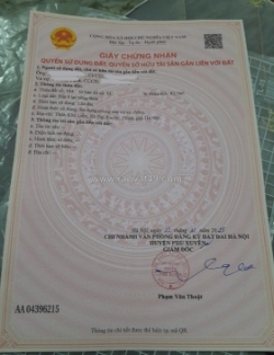 Chính chủ bán lô đất đẹp - giá tốt - vị trí đẹp tại xã phúc tiến, huyện phú