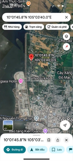 Chính chủ bán lô đất mặt tiền đường võ trường toản, p. vĩnh quang, rạch giá