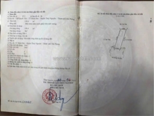 Chính chủ cần bán lô đất mặt đường quốc lộ chính minh đức, thuỷ nguyên, tp. hải